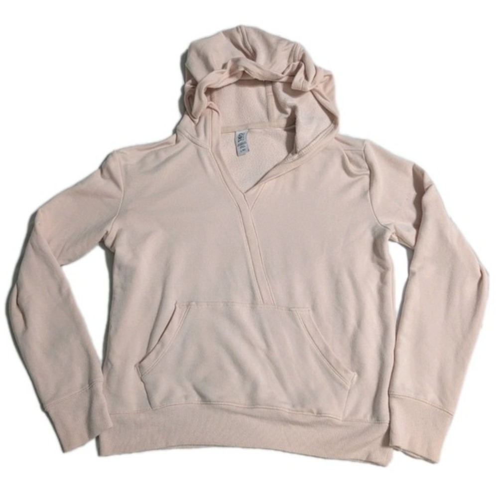 Athleta Girl Pink Pullover Hoodie Size 12 – Cozy, Cute, & Kangaroo-Approved